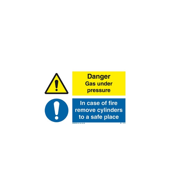 3102 Danger Gas under pressure / In case of fire remove cylinders...