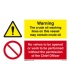 3106 Warning The crude oil... / No valves to be opened...