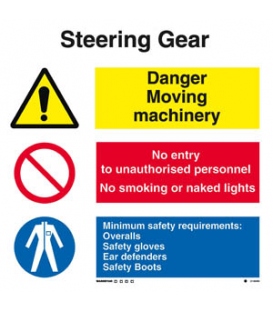 3136 Steering gear combination sign