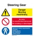 3136 Steering gear combination sign