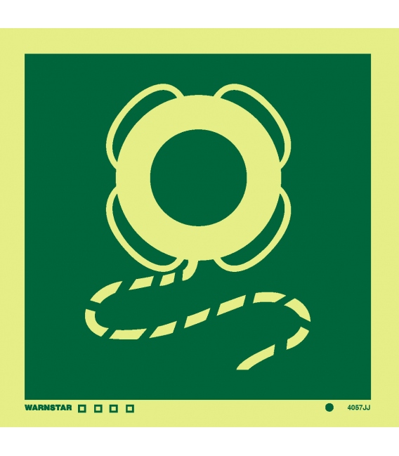 4057 Lifebuoy with line - without text