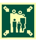 4069 Assembly/muster station - without text (formerly 4074)