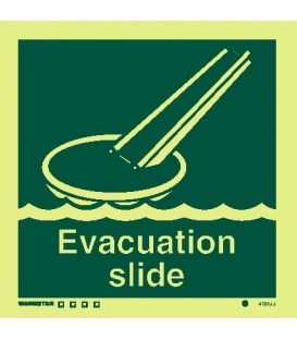 4105 Evacuation slide - with text