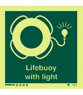 4108 Lifebuoy with light - with text