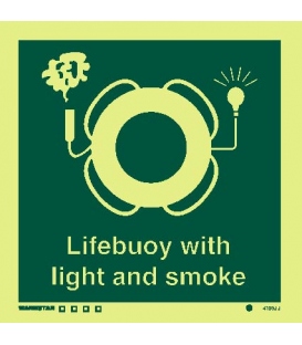 4109 Lifebuoy with light & smoke - with text
