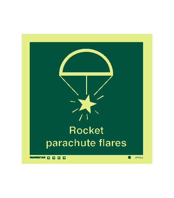 4117 Rocket parachute flares - with text