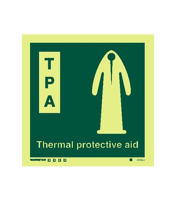 4125 Thermal protective aid (T.P.A.) - with text