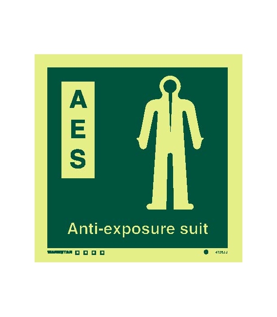4126 Anti exposure suit (A.E.S.) - with text