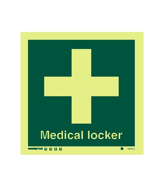 4127 Medical locker - with text