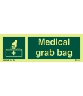 4136 Medical grab Bag symbol with text