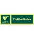4138 Defibrillator symbol with text
