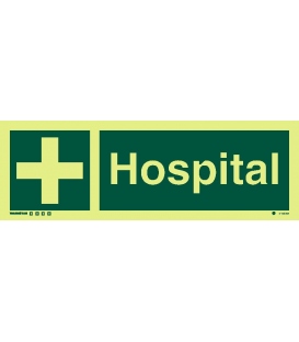 4140 Hospital symbol with text