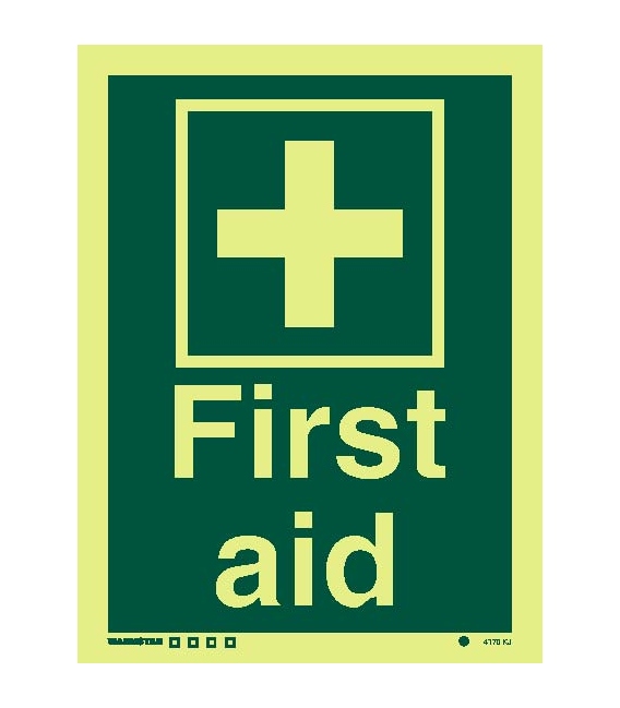 4170 First aid with text