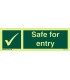4175 Safe for entry