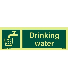 4180 Drinking water + symbol