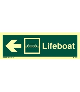 4304 Lifeboat + symbol + arrow left