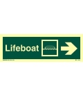 4305 Lifeboat + symbol + arrow right