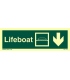 4309 Lifeboat + symbol + arrow down on right