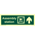4321 Assembly station + symbol + arrow up on right