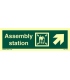 4323 Assembly station + symbol + arrow diagonally up right