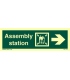 4325 Assembly station + symbol + arrow right