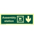 4329 Assembly station + symbol + arrow down on right