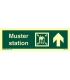 4331 Muster station + symbol + arrow up on right