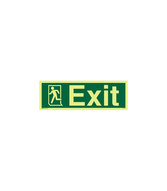 4369 Exit + Running man symbol on left