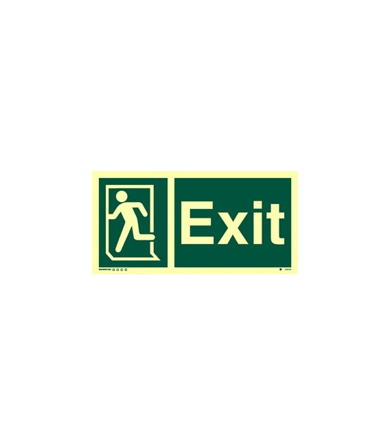 4380 Exit + Running man symbol on left