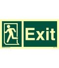 4380 Exit + Running man symbol on left