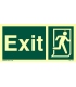 4381 Exit + Running man symbol on right 