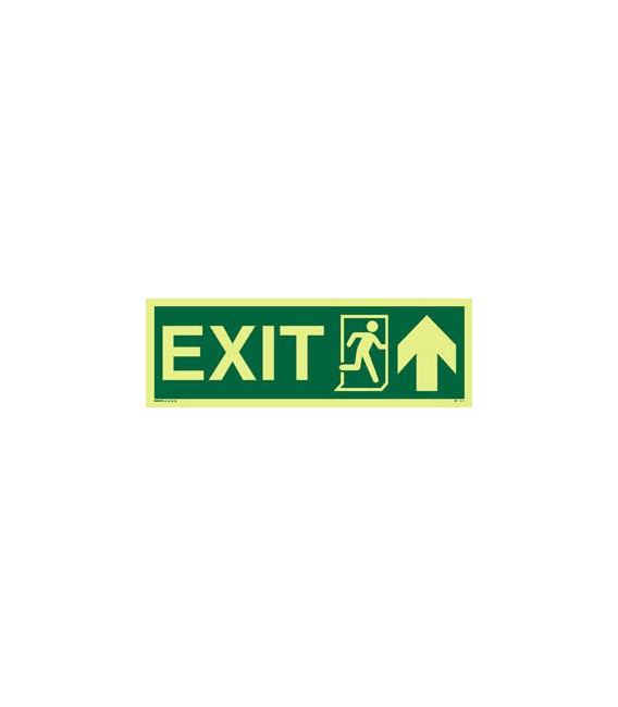 4401 EXIT + Running man symbol + arrow up on right 