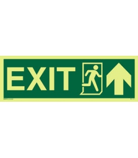 4401 EXIT + Running man symbol + arrow up on right 