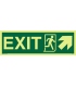 4403 EXIT + Running man symbol + arrow diagonally up right