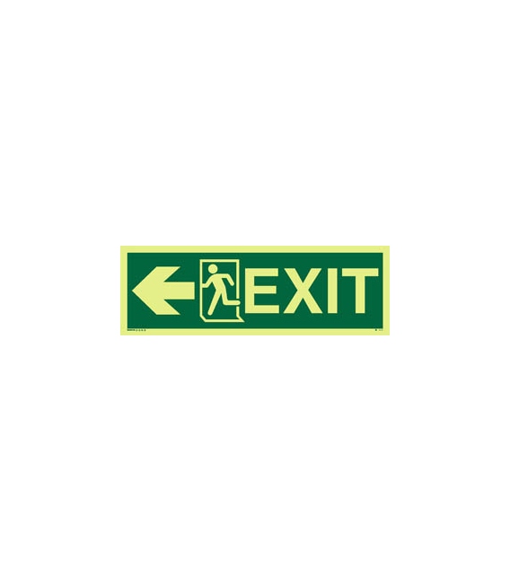 4404 EXIT + Running man symbol + arrow left 