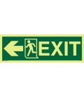 4404 EXIT + Running man symbol + arrow left 