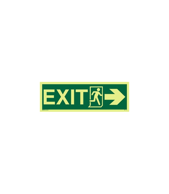 4405 EXIT + Running man symbol + arrow right 
