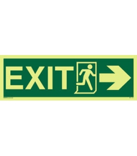 4405 EXIT + Running man symbol + arrow right 