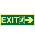 4405 EXIT + Running man symbol + arrow right 