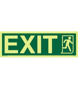 4411 EXIT + Running man symbol on right 