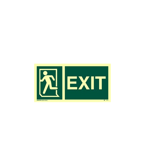 4414 EXIT + Running man symbol on left