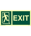 4414 EXIT + Running man symbol on left