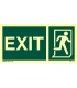 4415 EXIT + Running man symbol on right
