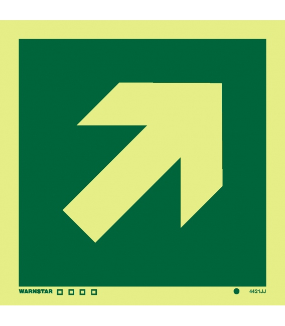 4421 Arrow rotatable to point diagonally in 4 directions