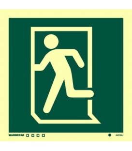 4422 Running man symbol to left