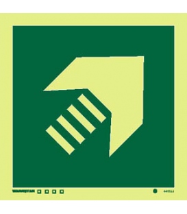 4455 Diagonal arrow - secondary escape route