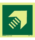 4455 Diagonal arrow - secondary escape route
