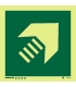 4455 Diagonal arrow - secondary escape route
