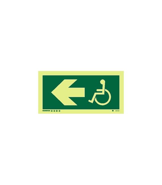 4824 Disabled symbol with arrow left