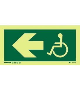 4824 Disabled symbol with arrow left